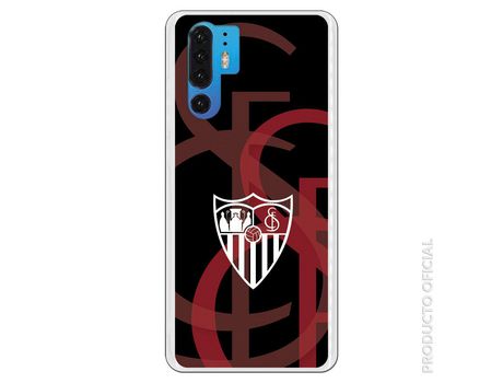 Funda Oficial Sevilha escudo Blanco fondo escudo para Huawei P30 Pro