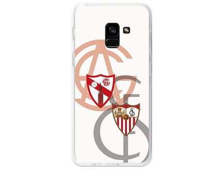 Funda Oficial Sevilha Escudos Passado e Presente para Samsung Galaxy A8 2018