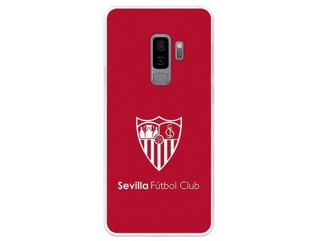 Funda Oficial Sevilha Monocromático fondo Rojo para Samsung Galaxy S9 Plus