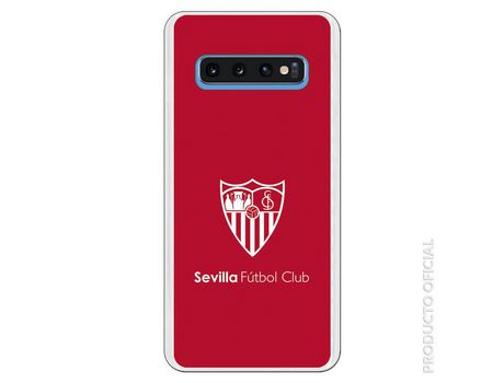 Funda Oficial Sevilha Monocromático fondo Rojo para Samsung Galaxy S10