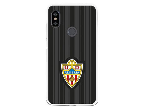 Funda Oficial UD Almería fondo negro para Xiaomi Redmi Note 6