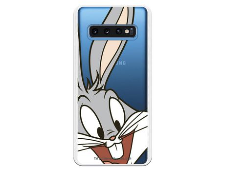 Funda Oficial Warner Bros Bugs Bunny Transparente para Samsung Galaxy S10 - Looney Tunes