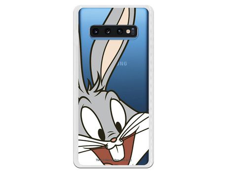 Funda Oficial Warner Bros Bugs Bunny Transparente para Samsung Galaxy S10 Plus - Looney Tunes