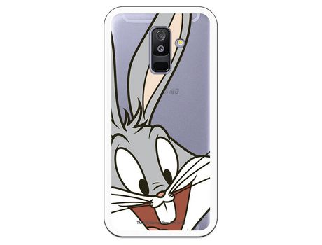 Funda Oficial Warner Bros Bugs Bunny Transparente para Samsung Galaxy A6 Plus 2018 - Looney Tunes