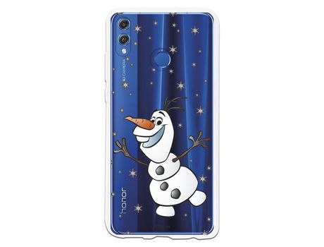 Funda para Huawei Honor 8X Oficial de Disney Olaf Transparente - Frozen