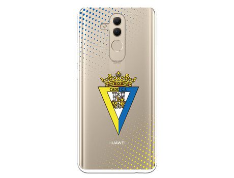 Funda para Huawei Mate 20 Lite del Cádiz Escudo Transparente - Licencia Oficial