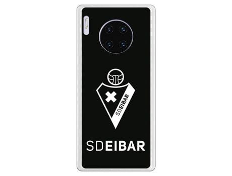 Funda para Huawei Mate 30 Pro del Eibar Escudo Fondo Negro - Licencia Oficial SD Eibar