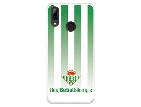 Funda para Huawei P Smart 2019 del Betis Fondo Rayas Verdiblancas - Licencia Oficial