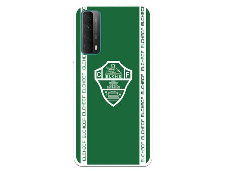Funda para Huawei P Smart 2021 del Elche CF Escudo Fondo Verde - Licencia Oficial Elche CF