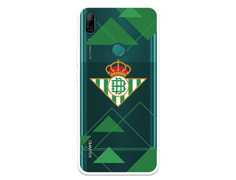 Funda para Huawei P Smart Z del Betis Escudo Fondo transparente - Licencia Oficial