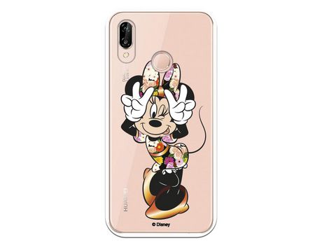 Funda para Huawei P20 Lite Oficial de Disney Minnie Posando - Clásicos Disney