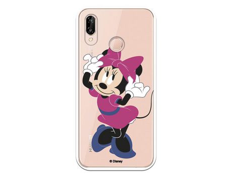 Funda para Huawei P20 Lite Oficial de Disney Minnie Rosa - Clásicos Disney