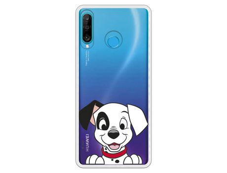 Funda para Huawei P30 Lite Oficial de Disney Cachorro Sonrisa - 101 Dalmatas