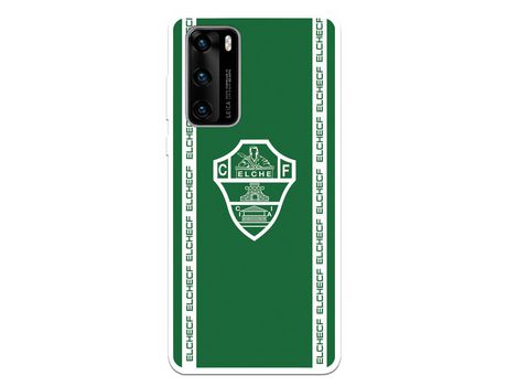 Funda para Huawei P40 del Elche CF Escudo Fondo Verde - Licencia Oficial Elche CF