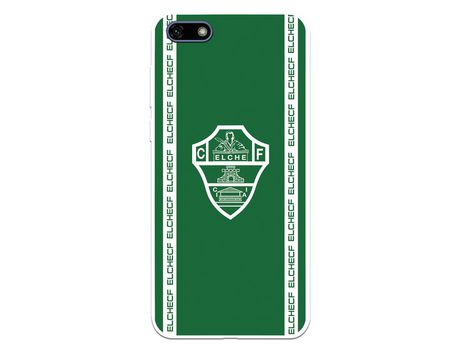 Funda para Huawei Y5 2018 del Elche CF Escudo Fondo Verde - Licencia Oficial Elche CF
