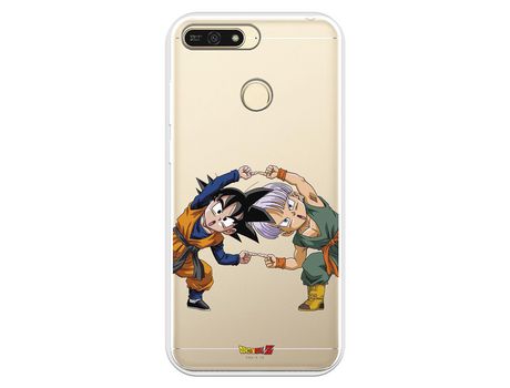 Funda para Huawei Y6 2018 Oficial de Dragon Ball Goten y Trunks Fusión