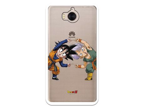 Funda para Huawei Y6 2017 Oficial de Dragon Ball Goten y Trunks Fusión