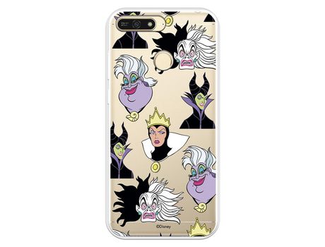 Funda para Huawei Y6 2018 Oficial de Disney Villanas Patrón