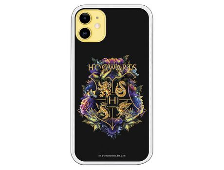 Funda para iPhone 11 Oficial de Harry Potter Hogwarts Floral - Harry Potter