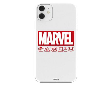 Funda para iPhone 11 Oficial de Marvel Marvel Logo Red - Marvel