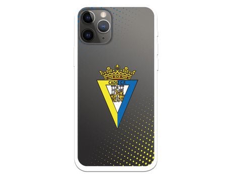 Funda para iPhone 11 Pro del Cádiz Escudo Transparente - Licencia Oficial