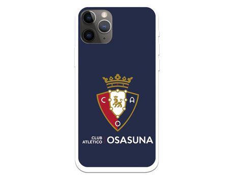 Funda para iPhone 11 Pro del Osasuna Escudo Fondo azul - Licencia Oficial CA Osasuna