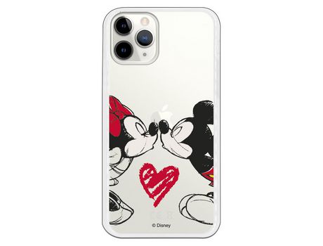 Funda para iPhone 11 Pro Oficial de Disney Mickey y Minnie Beso - Clásicos Disney