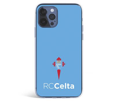 Funda para iPhone 12 Pro del Celta Escudo Fondo azul - Licencia Oficial RC Celta