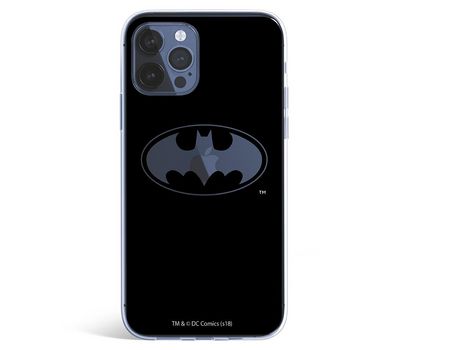 Funda para iPhone 12 Pro Max Oficial de DC Comics Batman Logo Transparente - DC Comics
