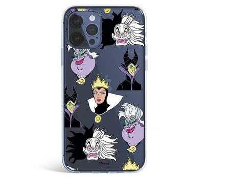 Funda para iPhone 12 Pro Max Oficial de Disney Villanas Patrón