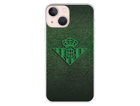 Funda para iPhone 13 Mini del Betis Escudo Verde Fondo trama - Licencia Oficial