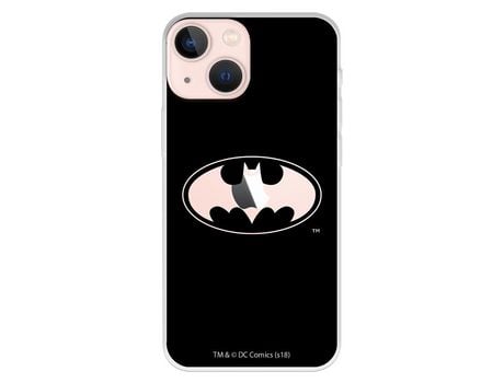 Funda para iPhone 13 Mini Oficial de DC Comics Batman Logo Transparente - DC Comics