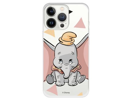 Funda para iPhone 13 Pro Oficial de Disney Dumbo Silueta Transparente - Dumbo