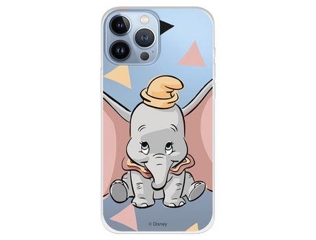 Funda para iPhone 13 Pro Max Oficial de Disney Dumbo Silueta Transparente - Dumbo