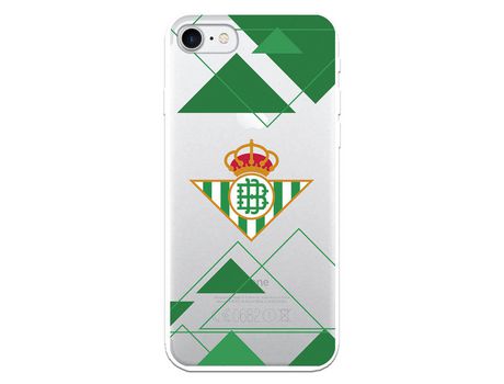 Funda para iPhone 7 del Betis Escudo Fondo transparente - Licencia Oficial