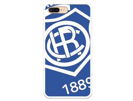 Funda para iPhone 7 Plus del Recre Escudo Fondo azul - Licencia Oficial Real Club Recreativo de Huelva