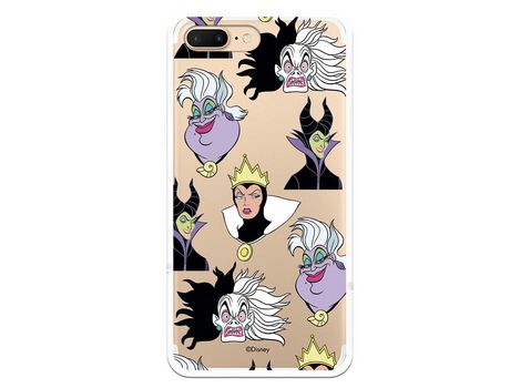 Funda para iPhone 7 Plus Oficial de Disney Villanas Patrón