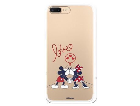 Funda para iPhone 7 Plus Oficial de Disney Mickey y Minnie Love - Clásicos Disney