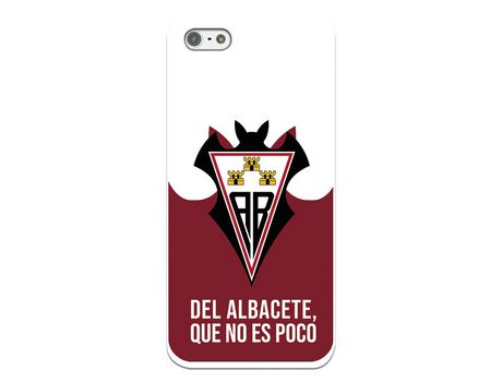 Funda para iPhone SE 2016 del Albacete Escudo Del Albacete que no es poco - Licencia Oficial