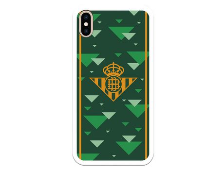 Funda para iPhone XS Max del Betis Escudo Amarillo Fondo Verde - Licencia Oficial