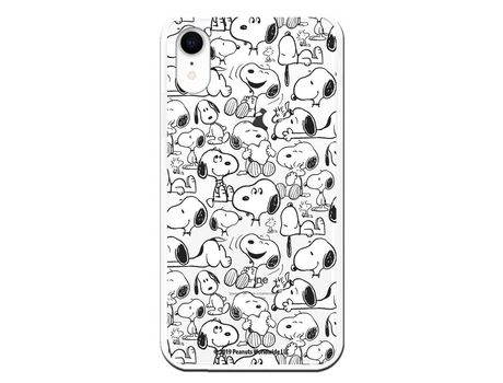 Funda para iPhone XR Oficial de Peanuts Snoopy siluetas - Snoopy