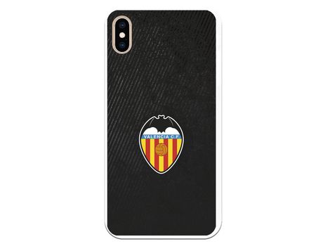 Funda para iPhone XS Max del Valencia Franjas Negras - Licencia Oficial Valencia CF