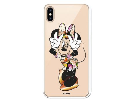 Funda para iPhone XS Max Oficial de Disney Minnie Posando - Clásicos Disney