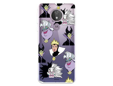Funda para Motorola Moto G7 Power Oficial de Disney Villanas Patrón