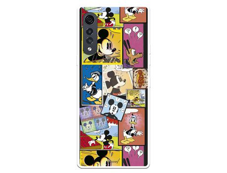 Funda para LG Velvet 5G Oficial de Disney Mickey Comic - Clásicos Disney