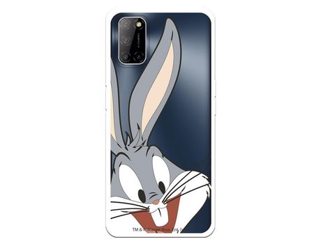 Funda para Oppo A52 Oficial de Warner Bros Bugs Bunny Silueta Transparente - Looney Tunes