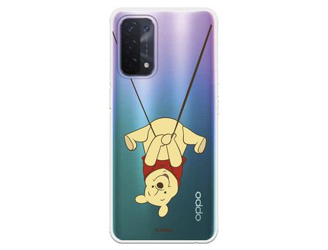 Funda para Oppo A74 5G Oficial de Disney Winnie Columpio - Winnie The Pooh