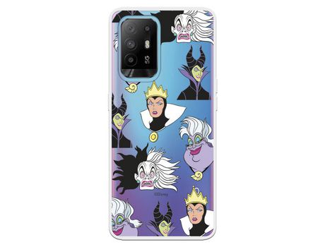 Funda para Oppo A94 5G Oficial de Disney Villanas Patrón