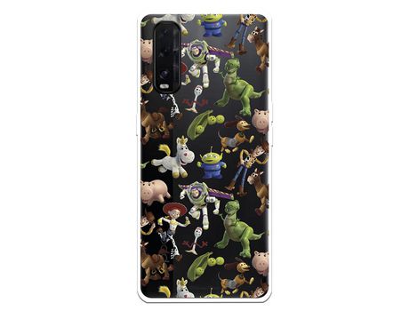 Funda para Oppo Find X2 Oficial de Disney Muñecos Toy Story Siluetas - Toy Story
