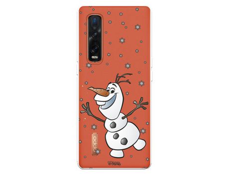 Funda para Oppo Find X2 Pro Oficial de Disney Olaf Transparente - Frozen